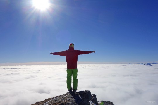 scialpinismo in val di Fleres, freedom, Mare di nuvole