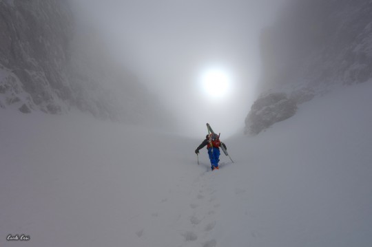 Canalone Neri quasi in cima